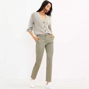 LOFT Marled 3/4 Sleeve Cardigan